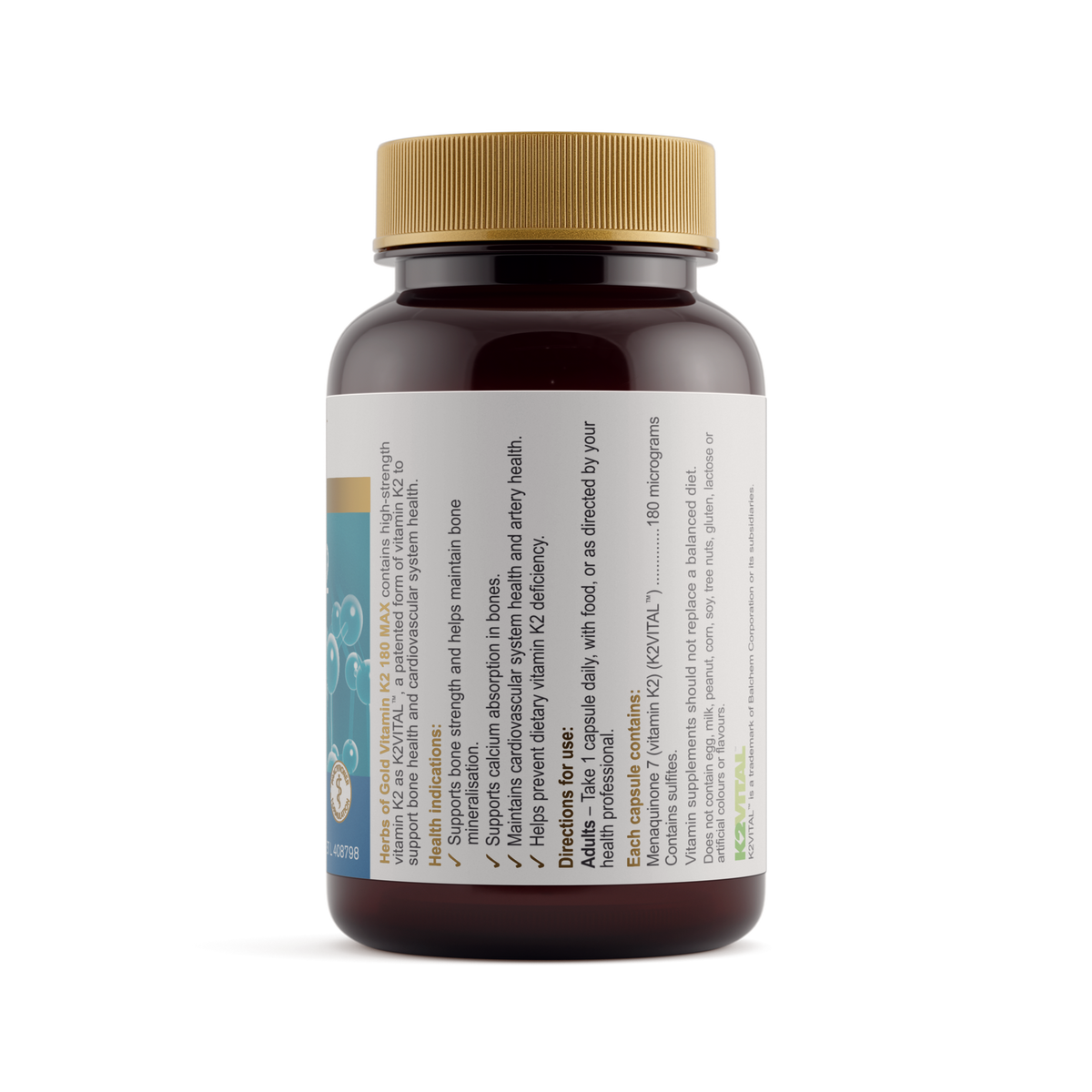 Herbs of Gold Vitamin K2 180 MAX 60