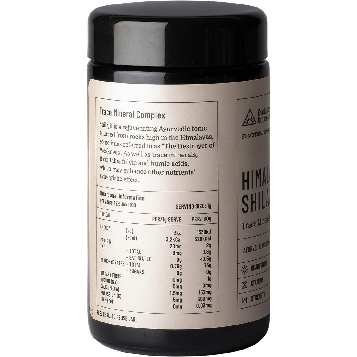 Evolution Botanicals Himalayan Shilajit Trace Mineral Complex