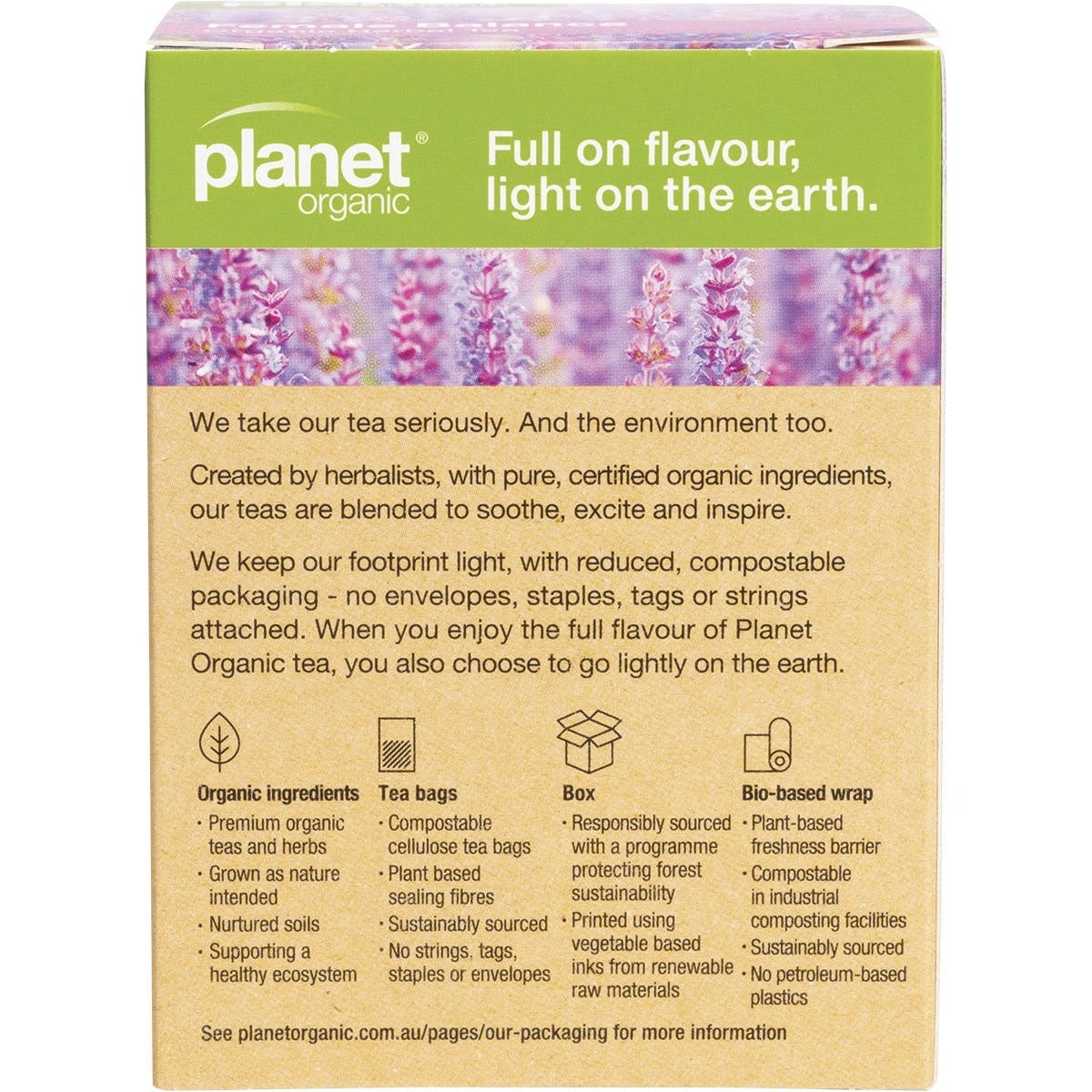 Planet Organic Female Balance Herbal Tea Bags