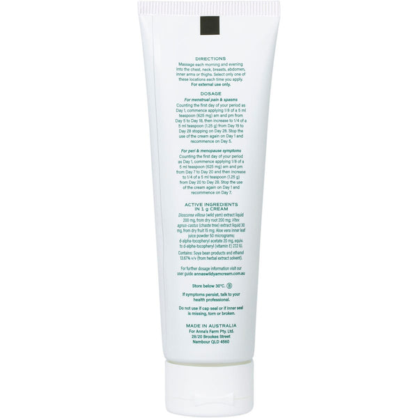 Anna's wild yam cream 100g