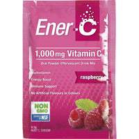 Ener-C 1000mg Vitamin C Drink Mix Raspberry Sachets