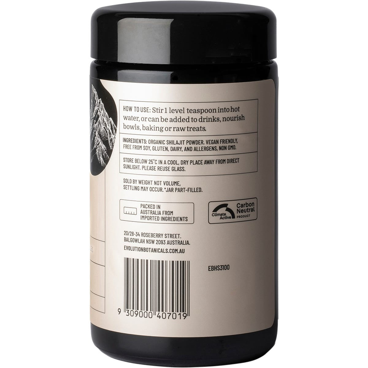 Evolution Botanicals Himalayan Shilajit Trace Mineral Complex