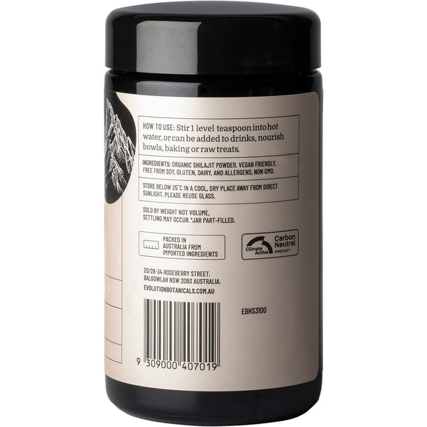 Evolution Botanicals Himalayan Shilajit Trace Mineral Complex