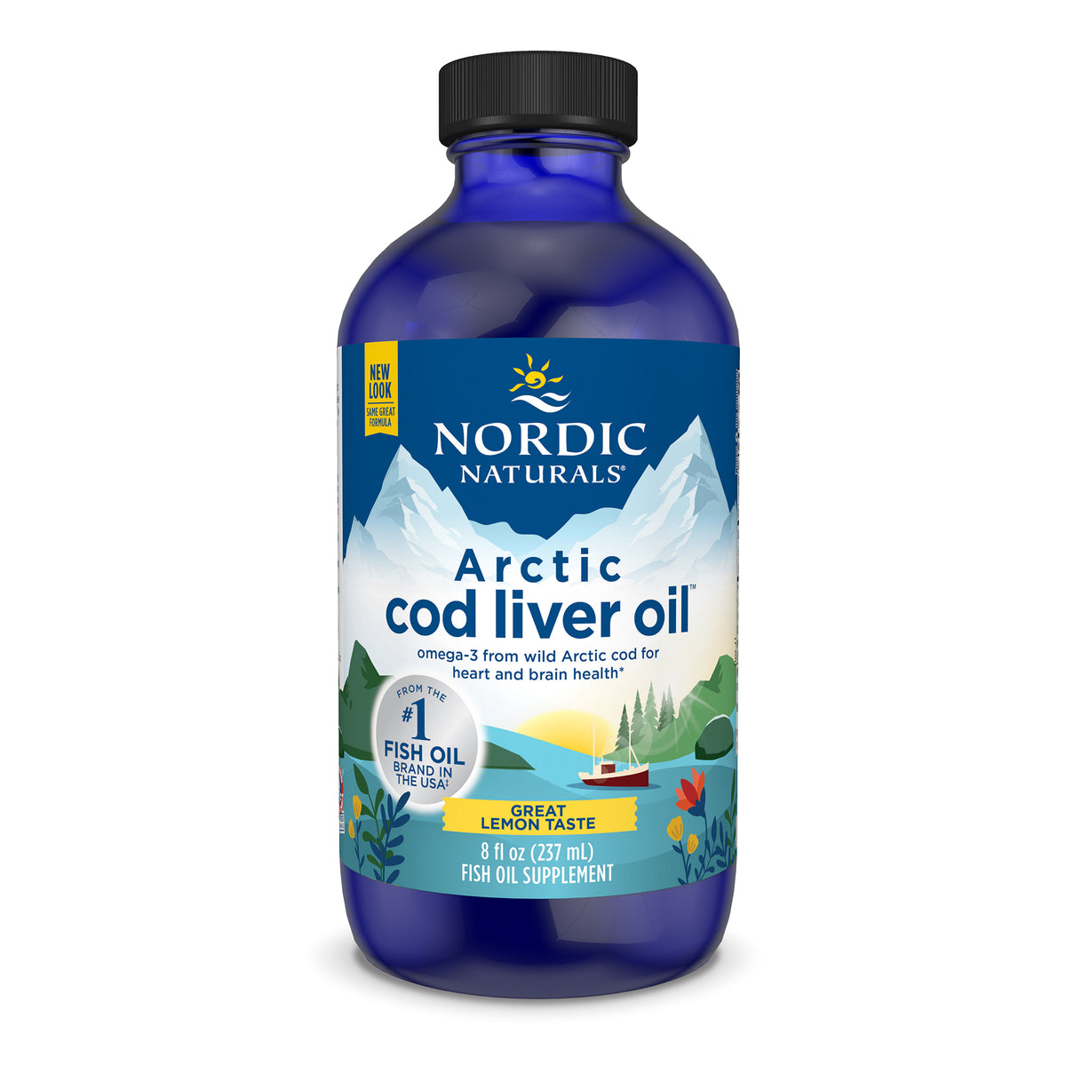 Nordic Naturals Arctic Cod Liver Oil 237ml Lemon