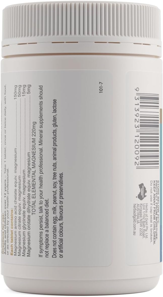 Herbs of Gold Magnesium Forte 120t