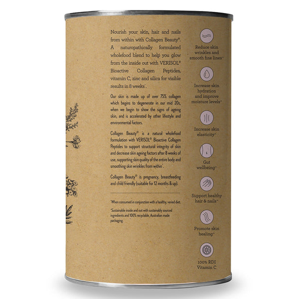 Nutra Organics Collagen Beauty Unflavoured 450g