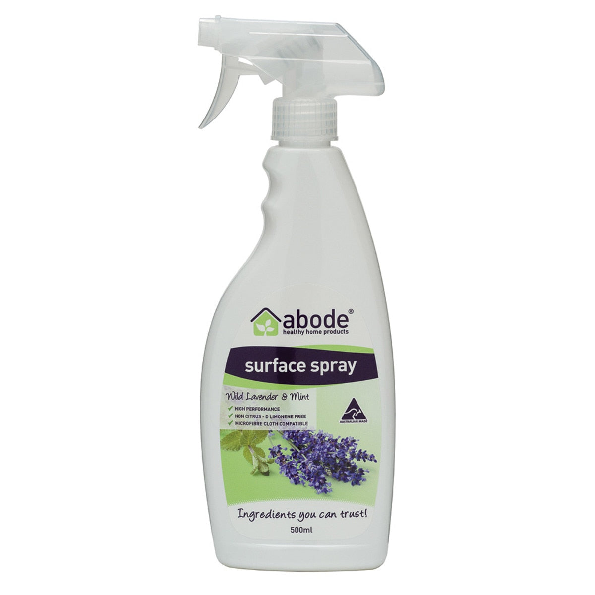 ABODE Surface Spray Wild Lavender & Mint Spray 500ml