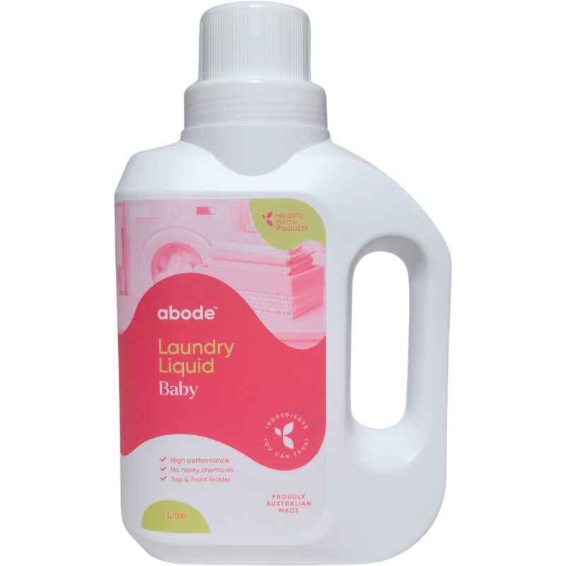 ABODE Laundry Liquid (Front & Top Loader) Baby (Fragrance Free) 1L