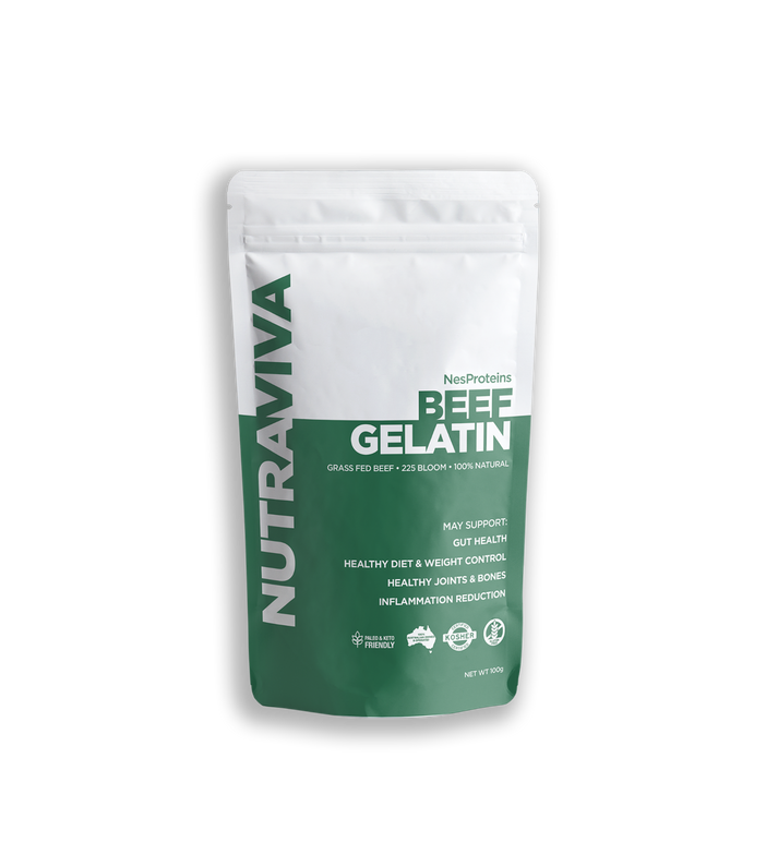 NUTRAVIVA HALAL BEEF GELATIN 100G