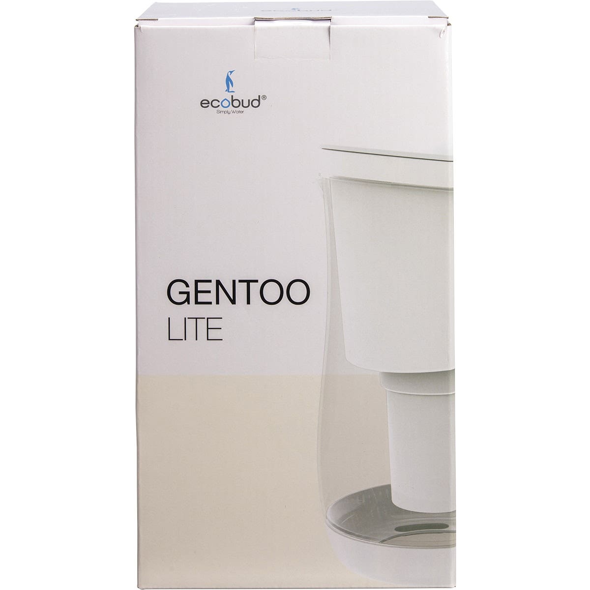 Gentoo Plastic Water Filter Jug White 1.5L