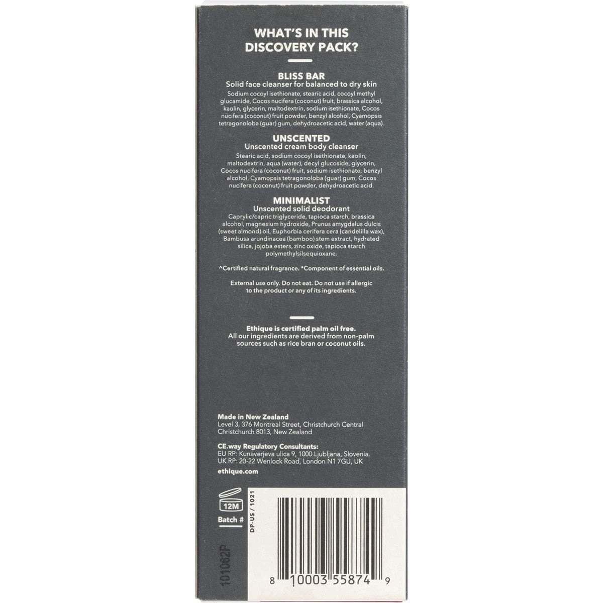 Discovery Pack 3x Minis Gentle Unscented 45g