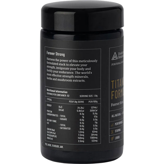 Evolution Botanicals Titanium Formula Forever Strong 100g