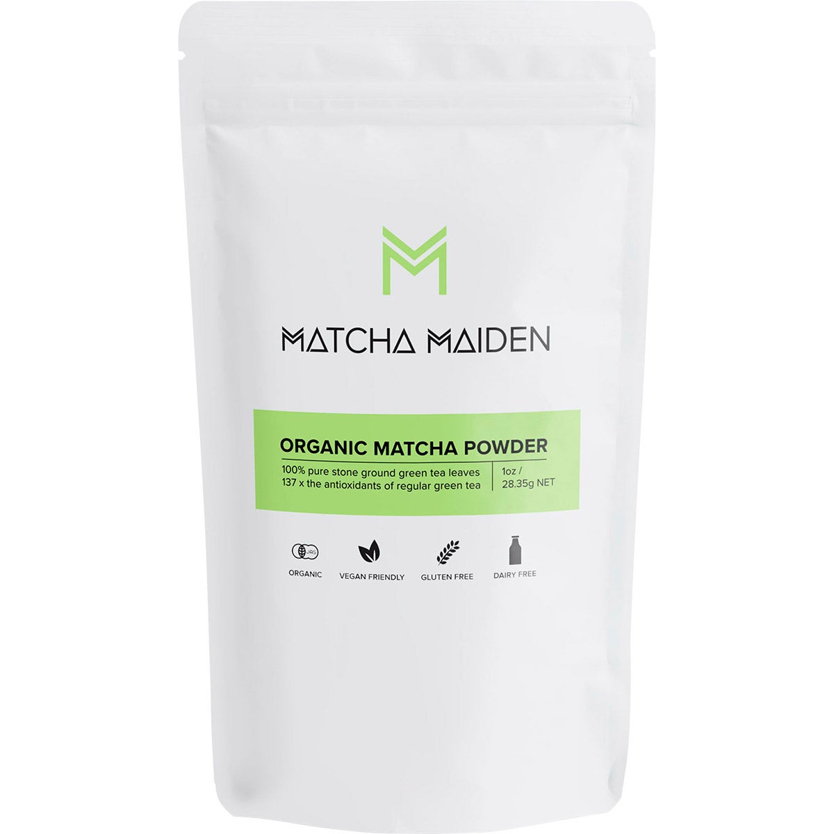 Matcha Maiden Matcha Green Tea Powder 100% Pure 28.35g