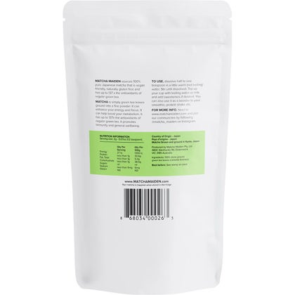 Matcha Maiden Matcha Green Tea Powder 100% Pure 28.35g