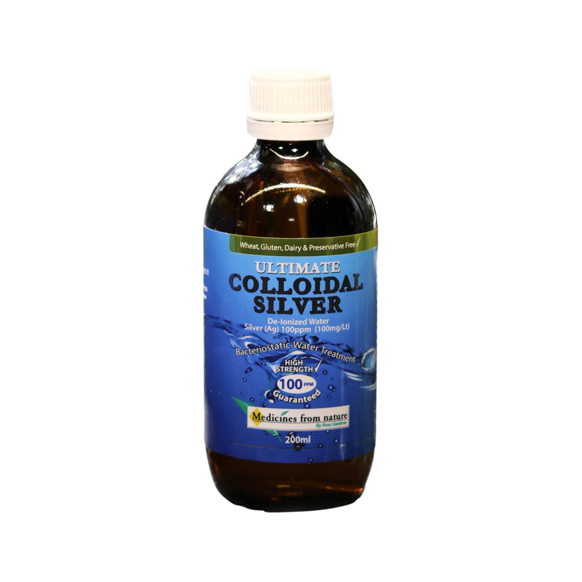 Medicines From Nature: Ultimate Colloidal Silver 100ppm 200ml