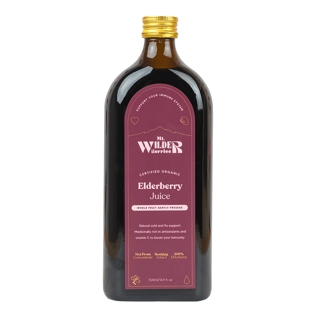 Mt Wilder Berries Elderberry Juice