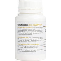 Nature's Help Curcumin Gold 396mg High Absorption Capsules 60 Caps