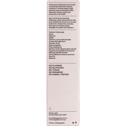 Peg Paste Natural Toothpaste with Hydroxyapatite Sacred Clove 190g