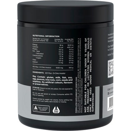 Inositol 40:1 MYO : D-Chiro Inositol 150g