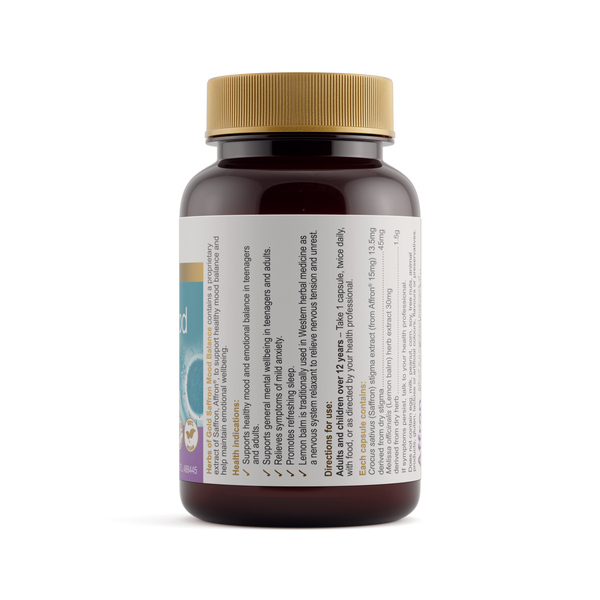 Herbs of Gold Saffron Mood Balance 60c