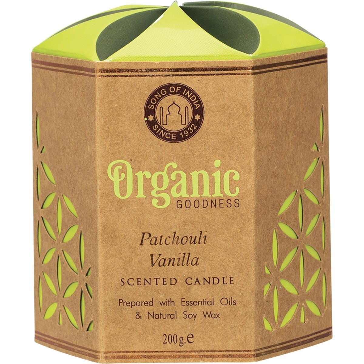 Organic Goodness Soy Candle Patchouli Vanilla