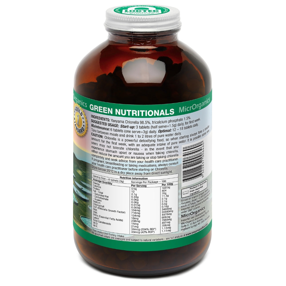 Green Nutritionals Yaeyama Pacifica Chlorella 200 tab