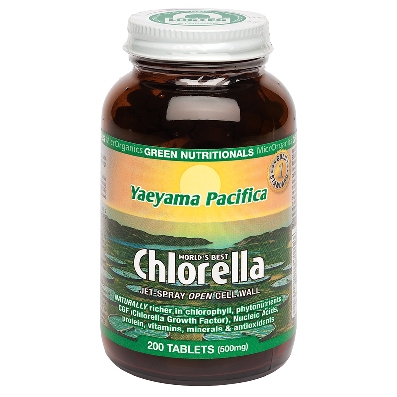 Green Nutritionals Yaeyama Pacifica Chlorella 200 tab