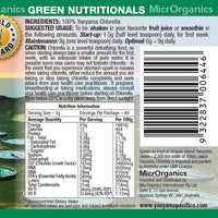 Green Nutritionals Yaeyama Pacifica Chlorella 200 tab